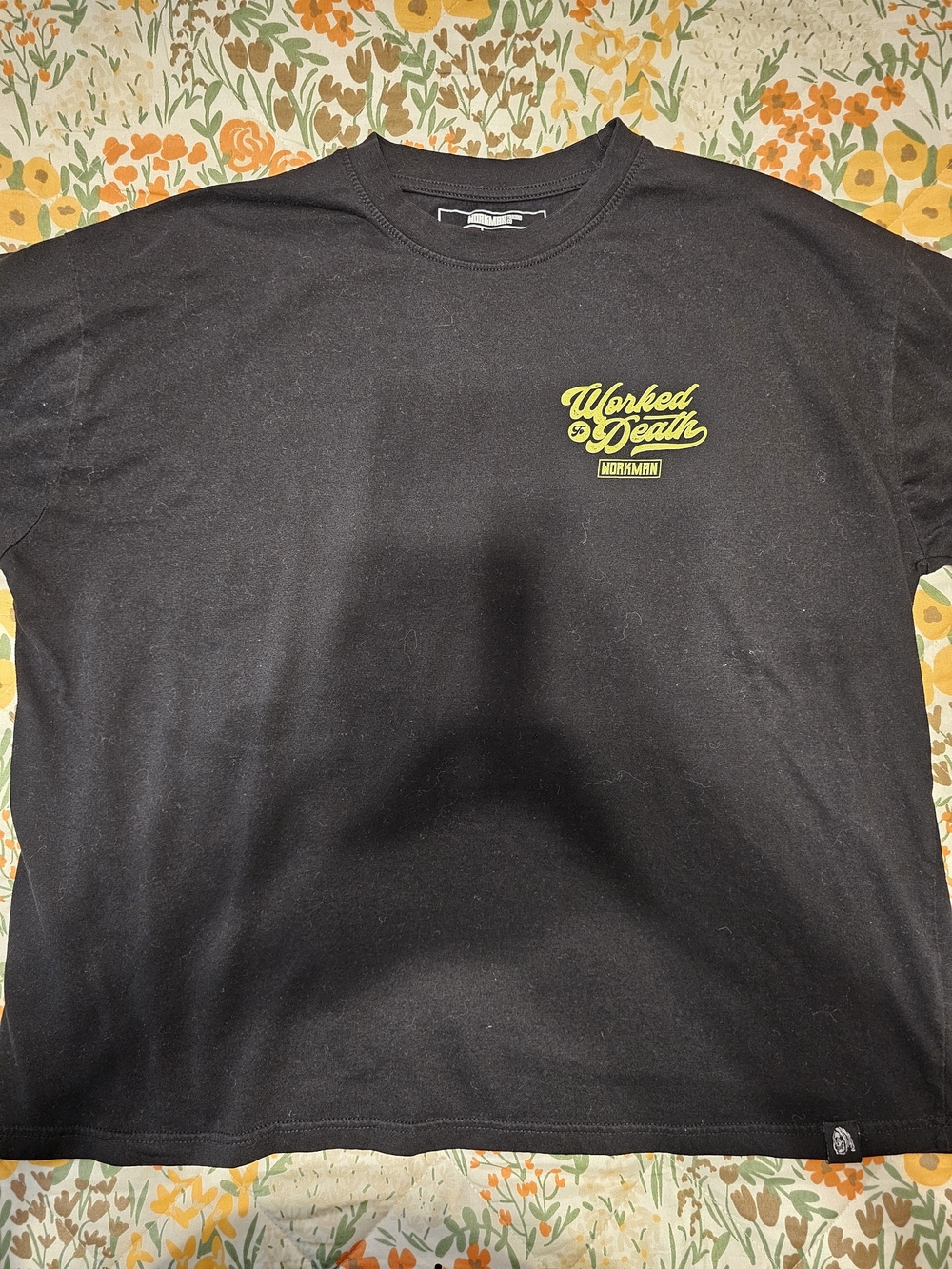 Worked to Death Black Graphic Tee - Men